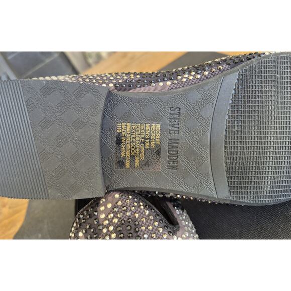 Steve Madden Men\'s Camo Rhinestone Loafers Slip-On Smoking Shoes Size 10